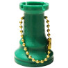 Porte-clés tour plastique vert
