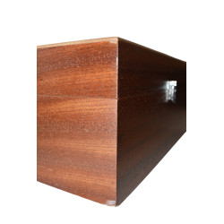 Boîte en bois sapele premium pour pièces d'échecs STAUNTON n°9 (avec défaut)