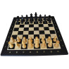 Échiquier en bois acajou noir/érable numéroté 40 cm - taille 4