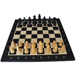 Jeu d'échecs bois acajou...
