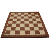 Échiquier en bois sycomore/acajou numéroté 52 cm  - taille 5+ (avec défaut)