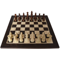 Jeu d'échecs bois wengé...
