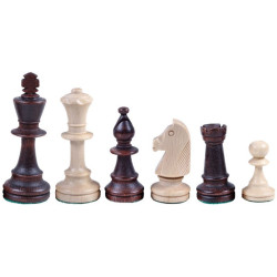 Jeu d'échecs bois wengé pièces STAUNTON n°4 charme - taille 4