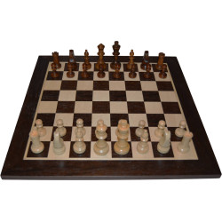 Jeu d'échecs bois wengé...