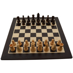 Jeu d'échecs bois wengé...