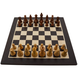 Jeu d'échecs bois wengé...
