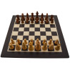 Jeu d'échecs bois wengé pièces STAUNTON style classique acacia/buis - taille 4